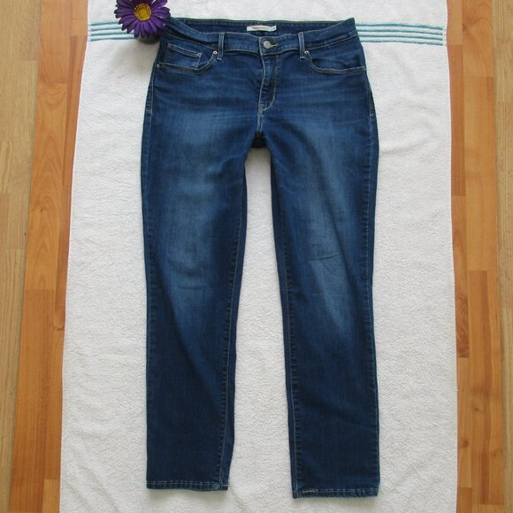 Levi's Denim - LEVI'S Jeans Size 14 Mid Rise Skinny Denim